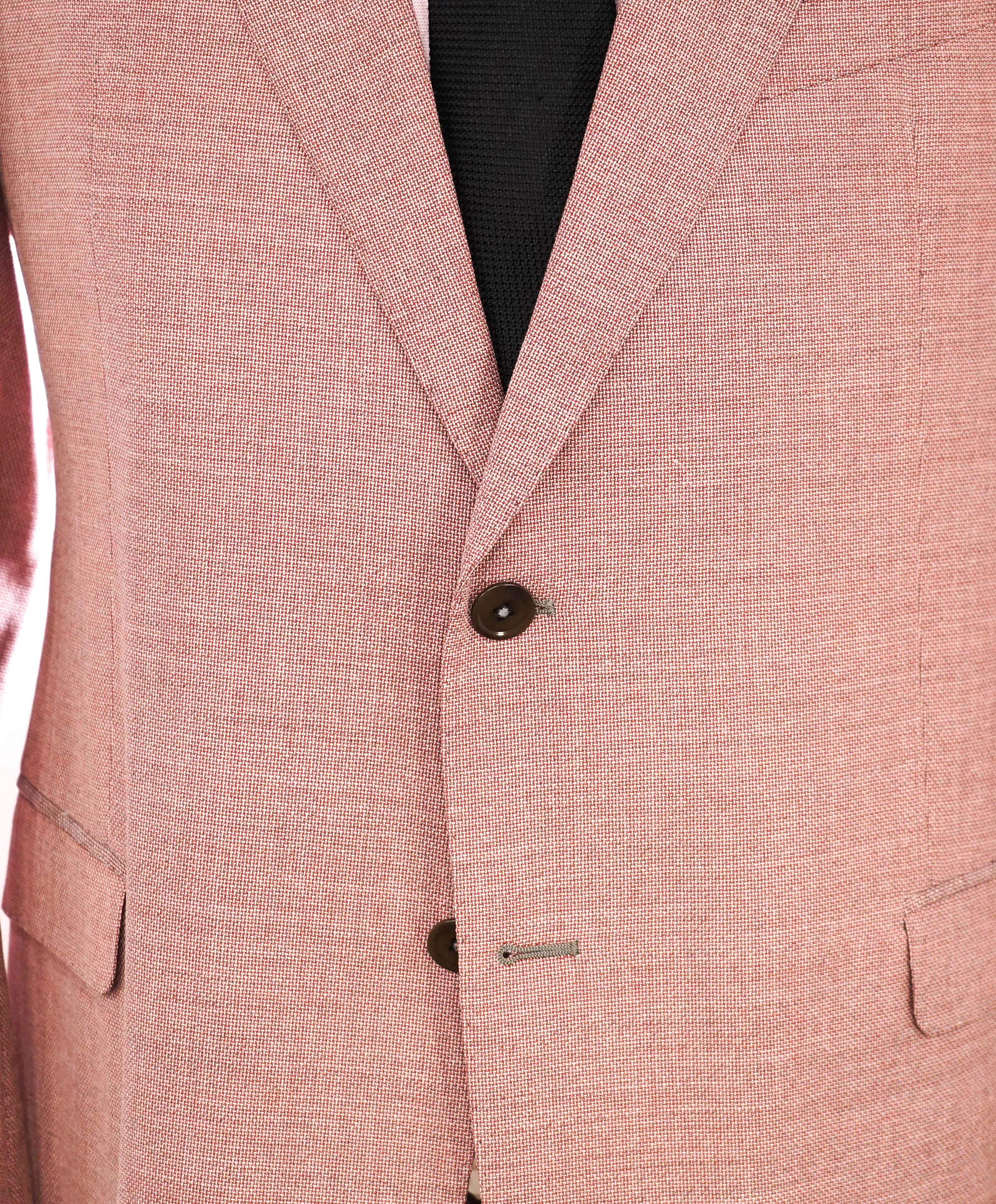 $1,595 ARMANI COLLEZIONI - *Made In Italy* Pink Textured "S Line" Blazer - 46R