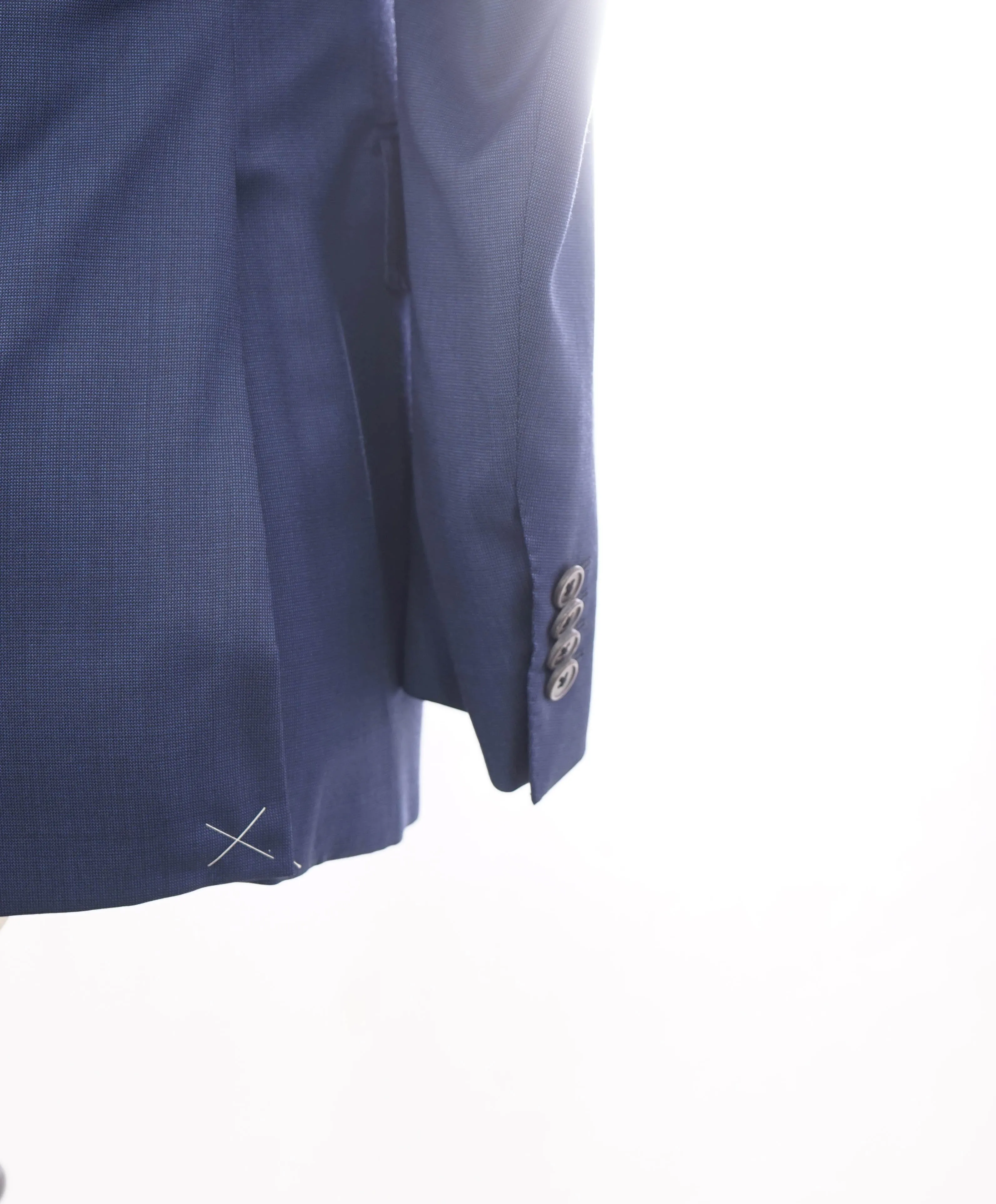 $1,595 CORNELIANI - *18,25 MICRONS* Blue Pindot Blazer - 38R