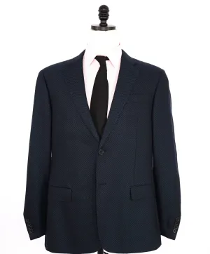 $1,595 EMPORIO ARMANI- *G lIne* Green/Blue Geometric Pattern Blazer - 42R