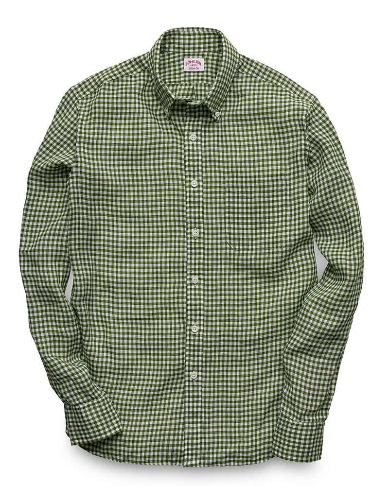 1883 Linen Gingham (Green)