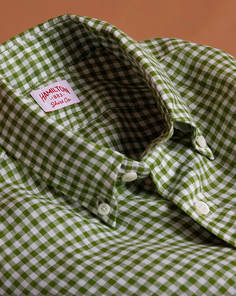 1883 Linen Gingham (Green)