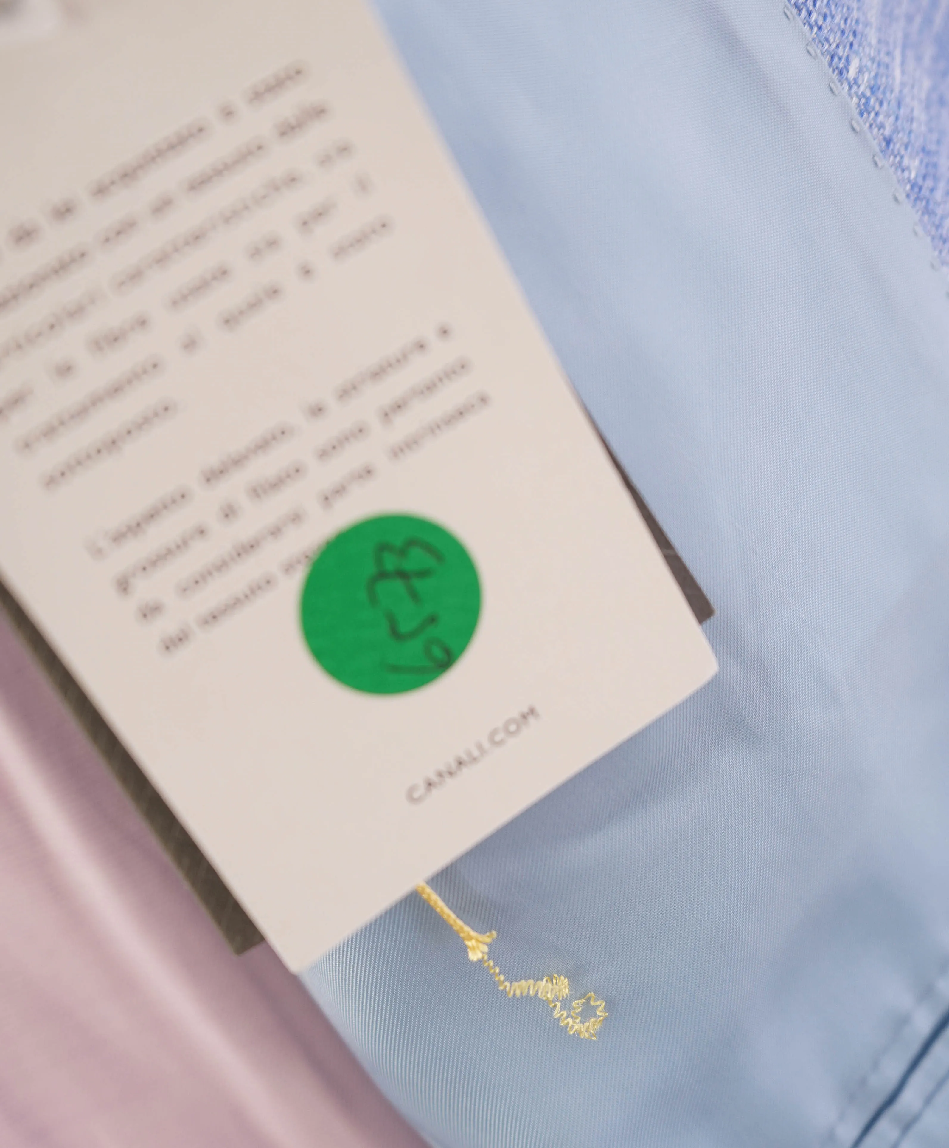 $1,895 CANALI - Baby Blue Tonal Textured Blazer - 42R