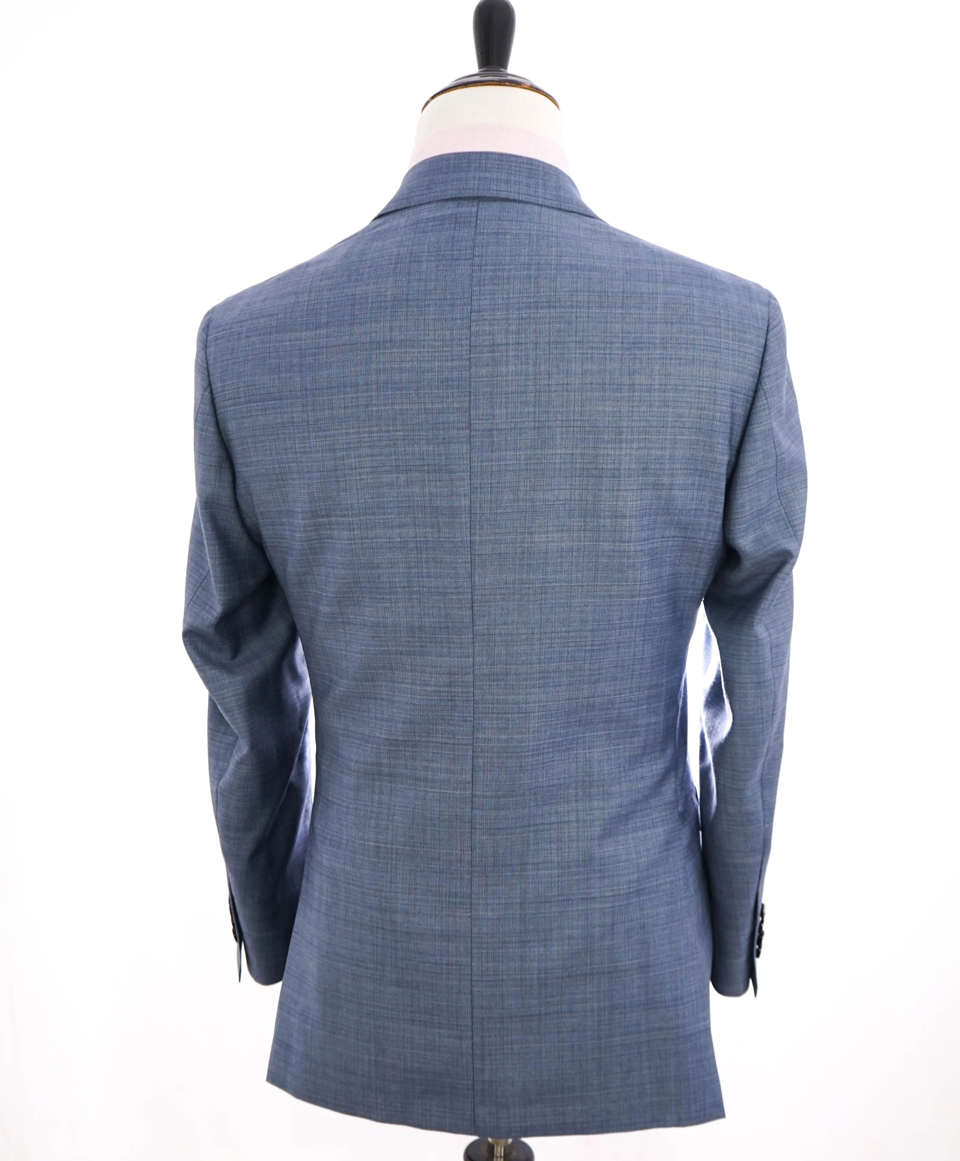 $1,895 CANALI - "KEI" Light Baby Blue Summer Wool Blazer - 42R