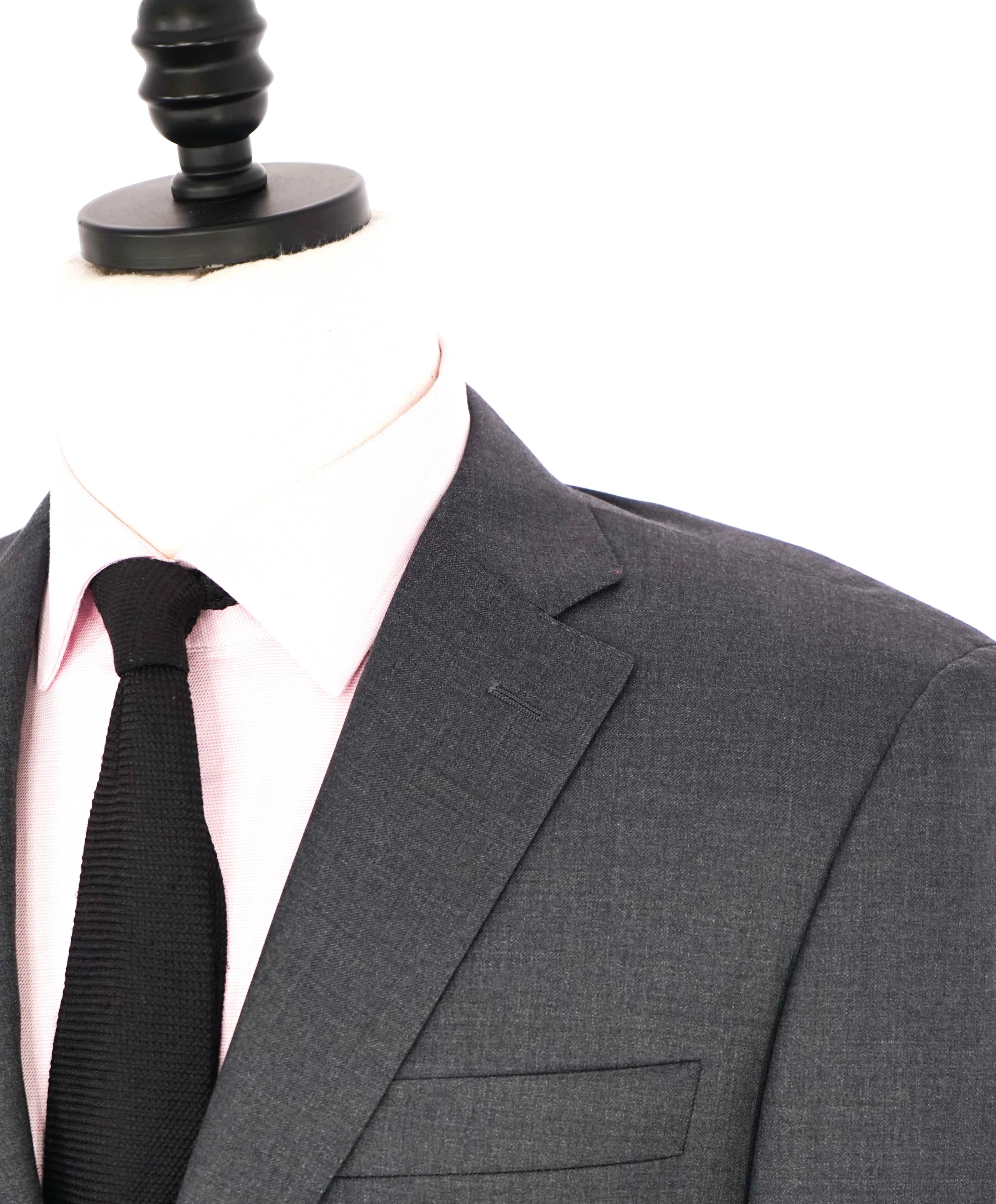 $1,895 CANALI - Solid Gray *Closet Staple* 2-Btn Notch Wool Blazer - 40R US