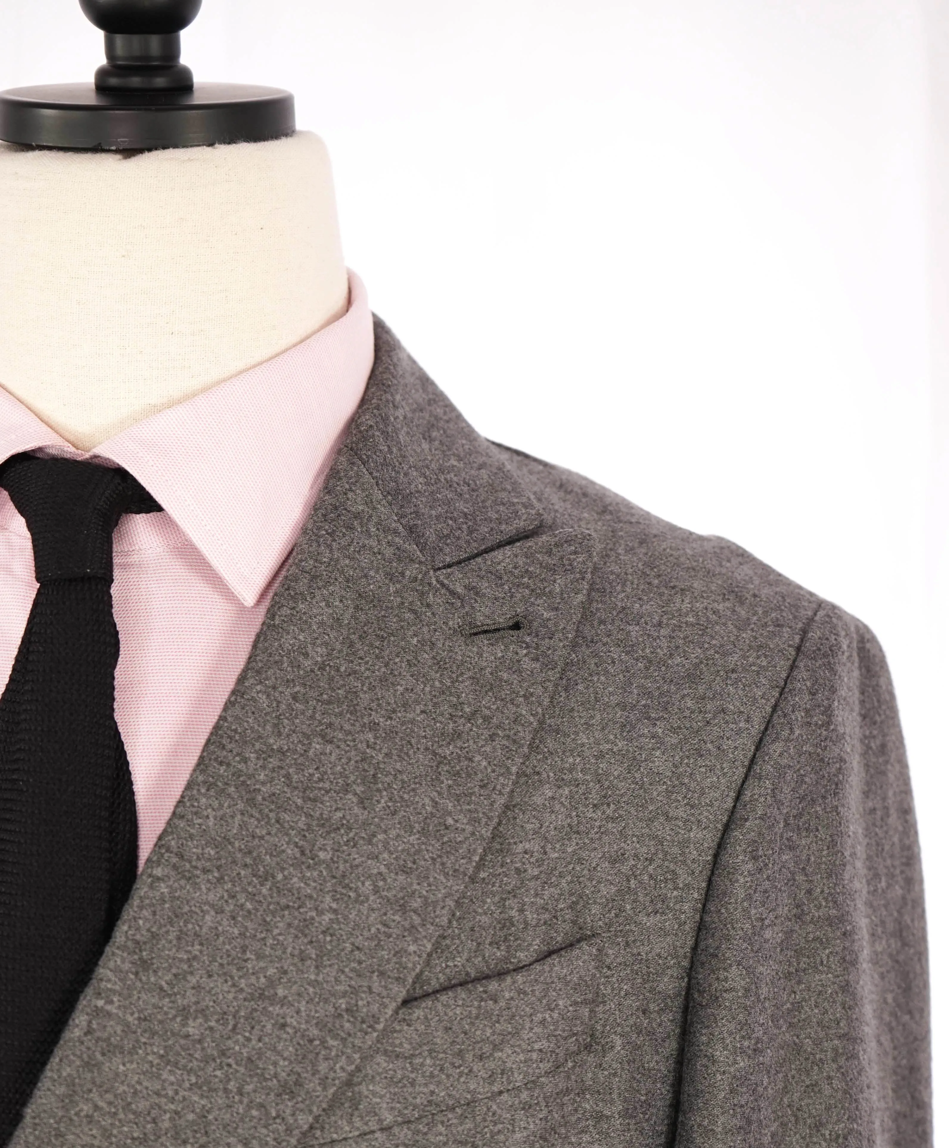 $1,995 ARMANI COLLEZIONI - Double Breasted Gray WATER PROOF Coat / Blazer - 38R