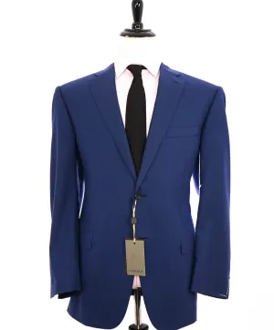 $2,495 CANALI - "EXCLUSIVE Super 160's" Blue Textured Blazer - 46L