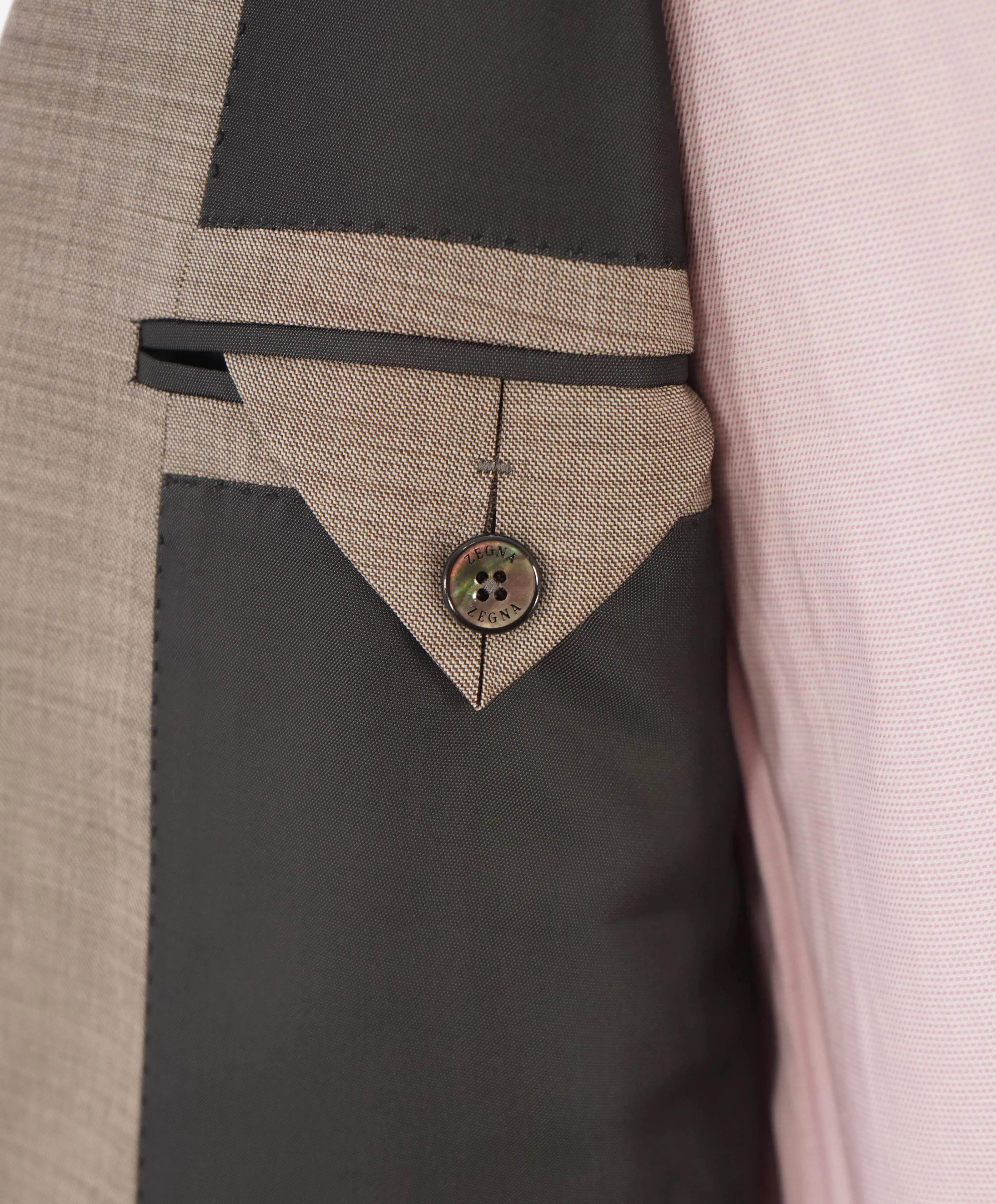 $2,895 ZEGNA - ERMENEGILDO “MultiSeason” Neutral Blazer- 40R