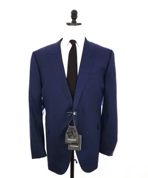 $4,650 ERMENEGILDO ZEGNA- *SU MISURA* Wool 15 MIL MIL 15 Blue Blazer- 54R US (64EU)