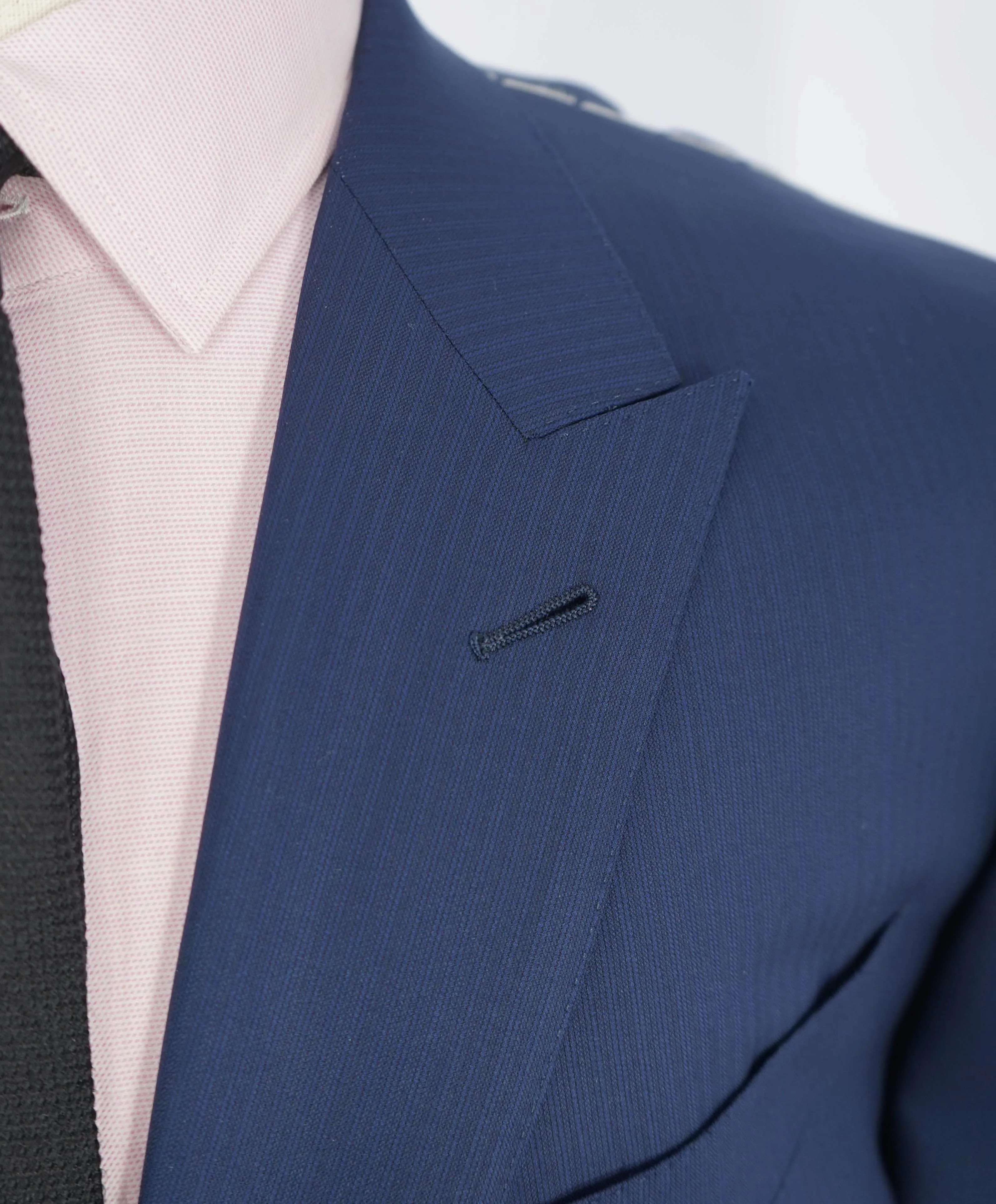 $4,650 ERMENEGILDO ZEGNA- *SU MISURA* Wool 15 MIL MIL 15 Blue Blazer- 54R US (64EU)