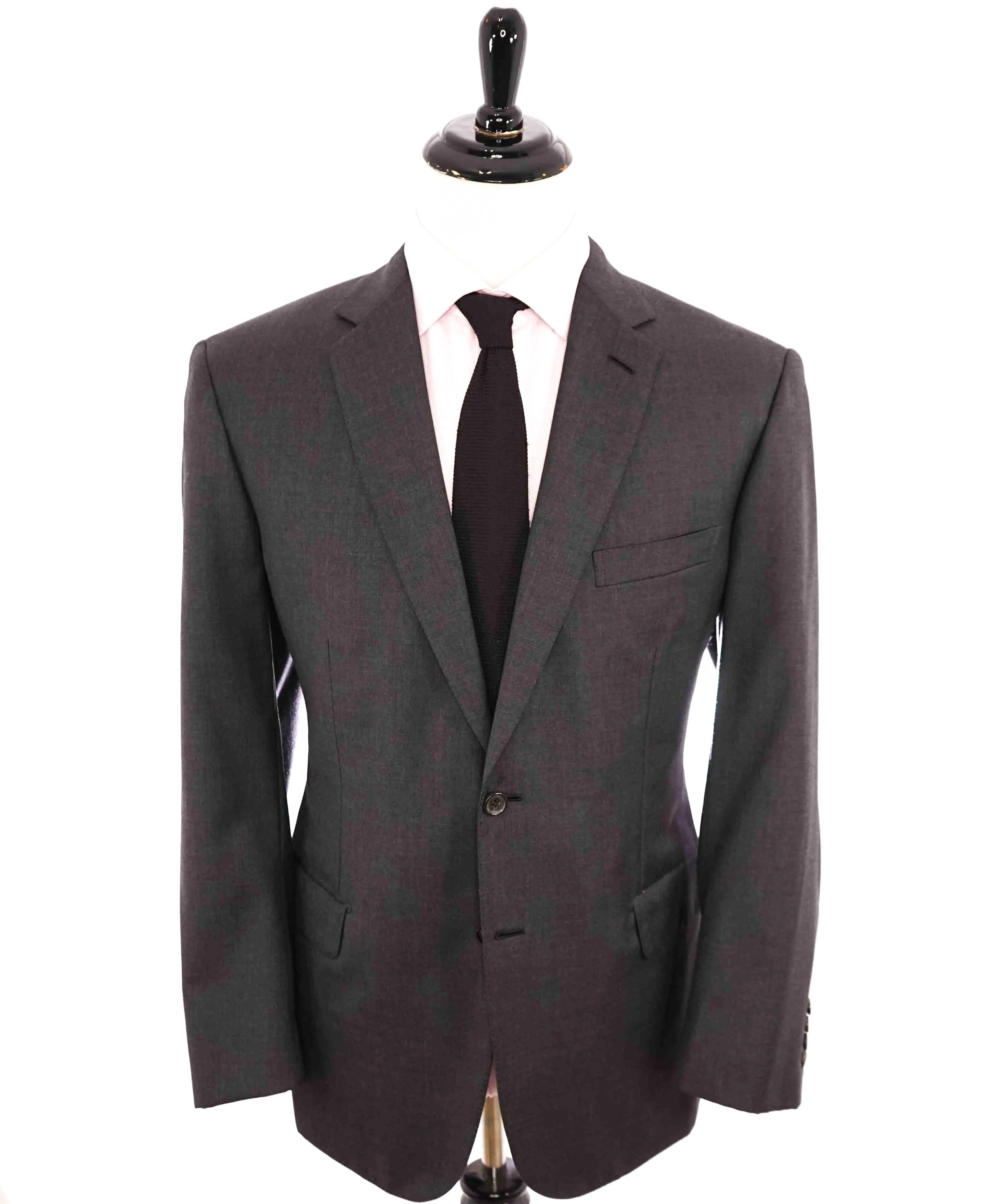$5,395 BRIONI - Charcoal 2-Button Hand Made In Italy Blazer- 44R US