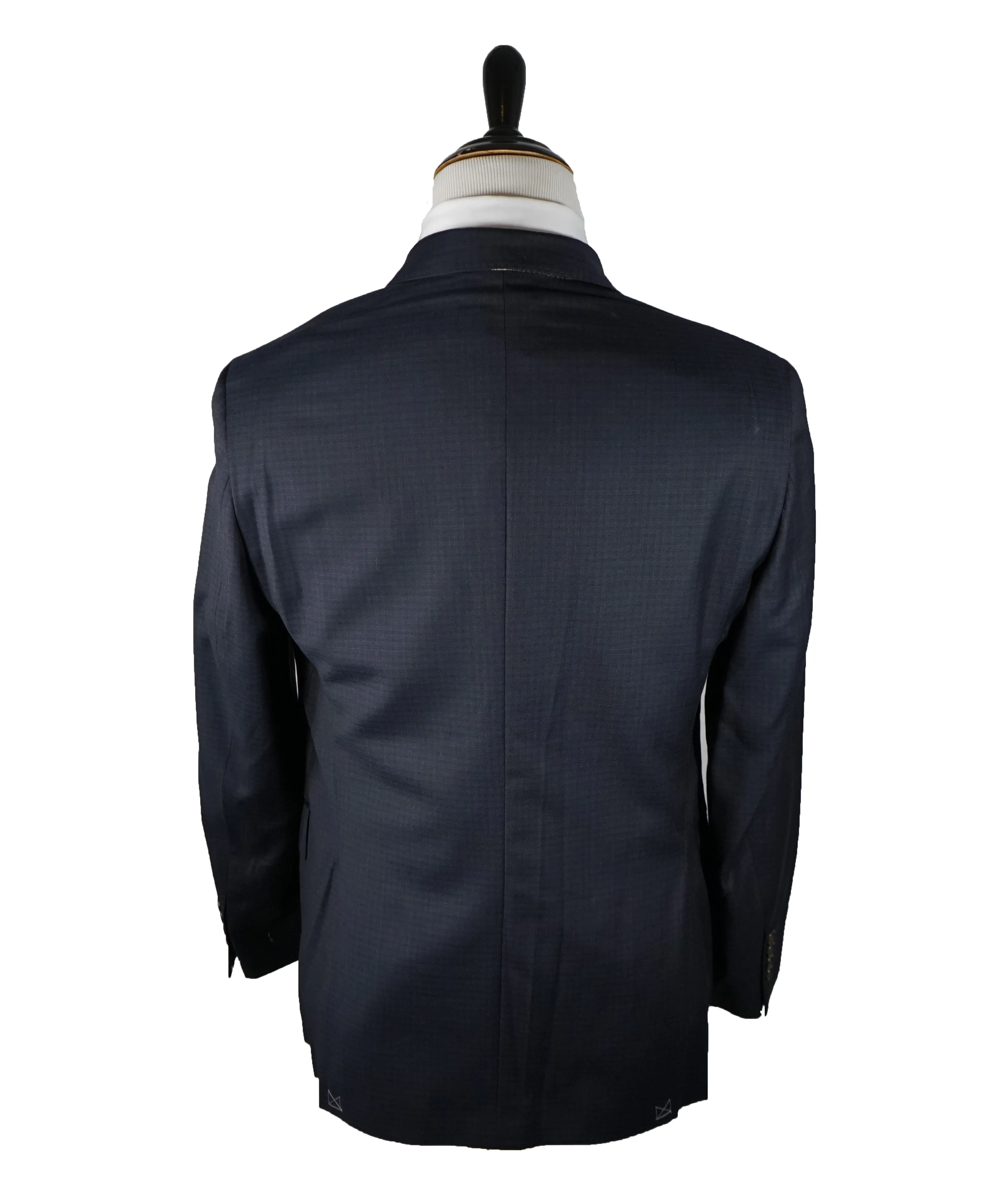 $550 TODD SNYDER - “Mayfair Fit” Check Blue & Gray Blazer - 38R