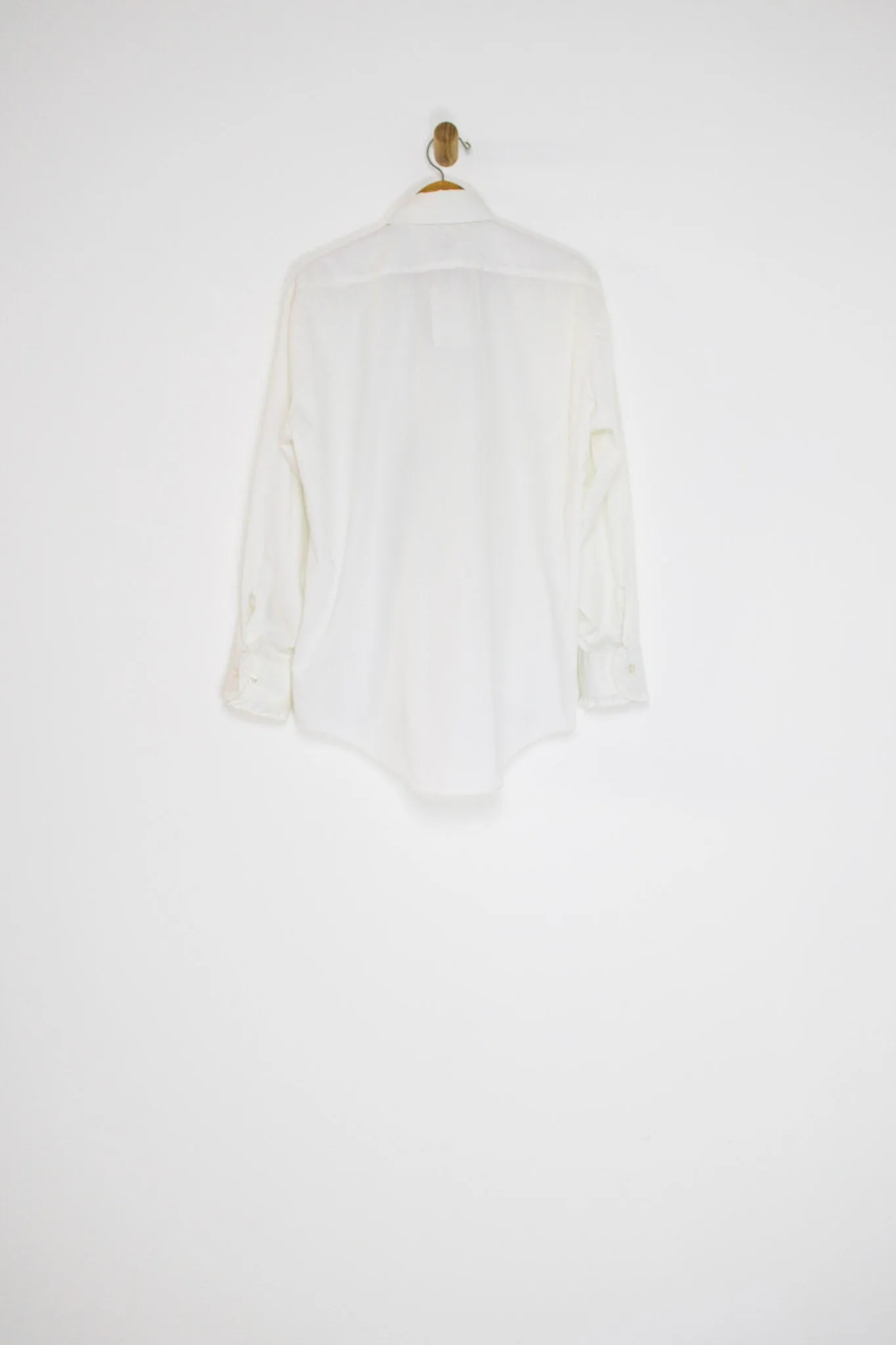 70’s RUFFLED TUXEDO SHIRT / LARGE