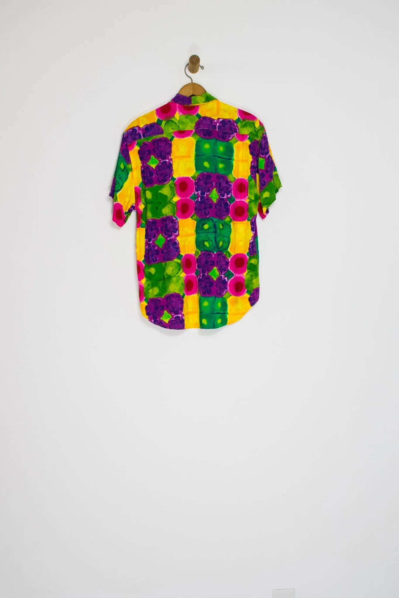 80’s JAMS WORLD BRIGHT BUTTON UP / SMALL