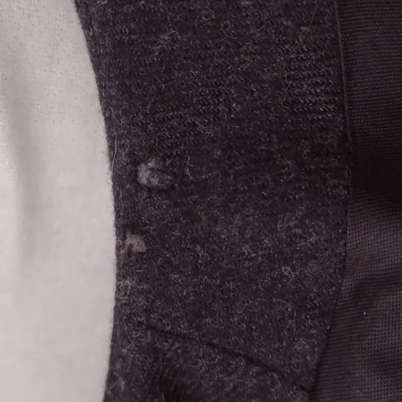 80s Style Gray Wool Jacket - S/M