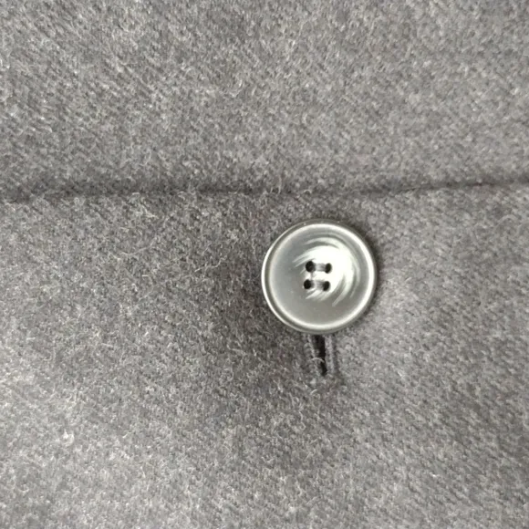 80s Style Gray Wool Jacket - S/M