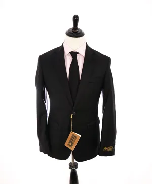 $995 LORO PIANA - MOVIMENTO “Four Seasons” 130s Black Blazer- 38S