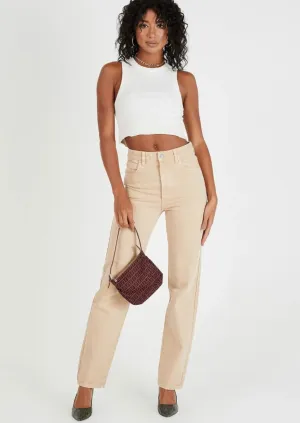 A94 High Straight Faded Khaki