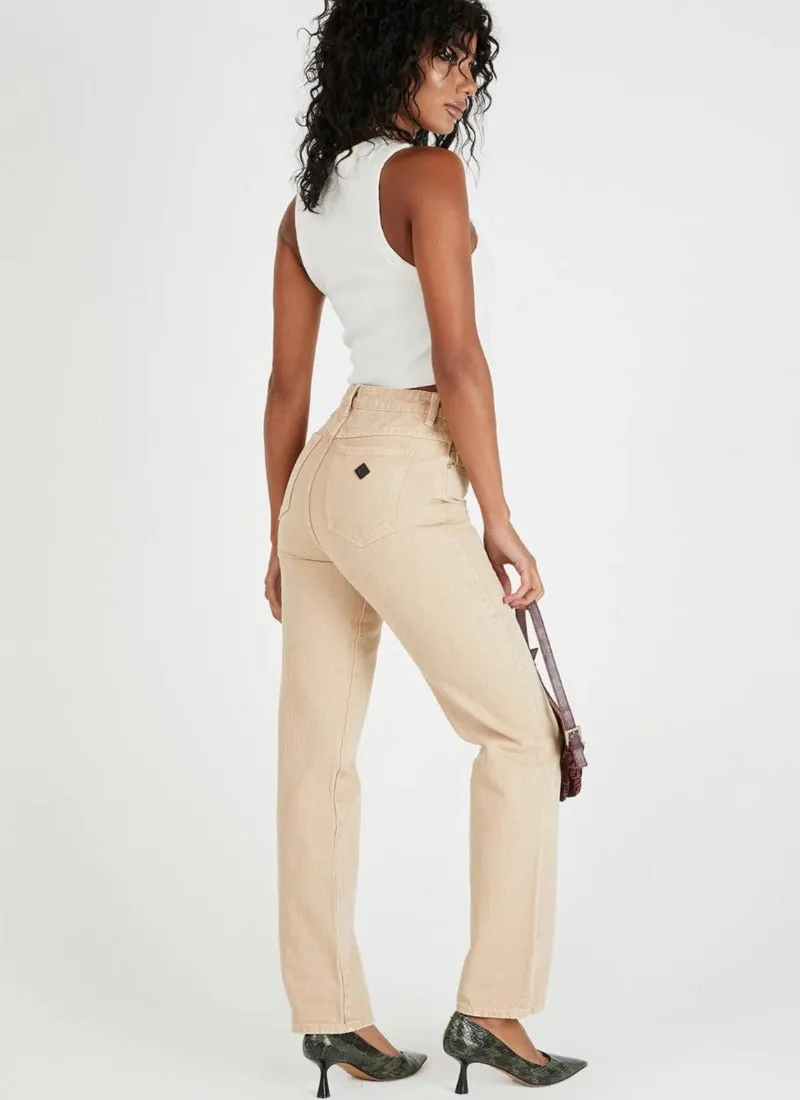 A94 High Straight Faded Khaki