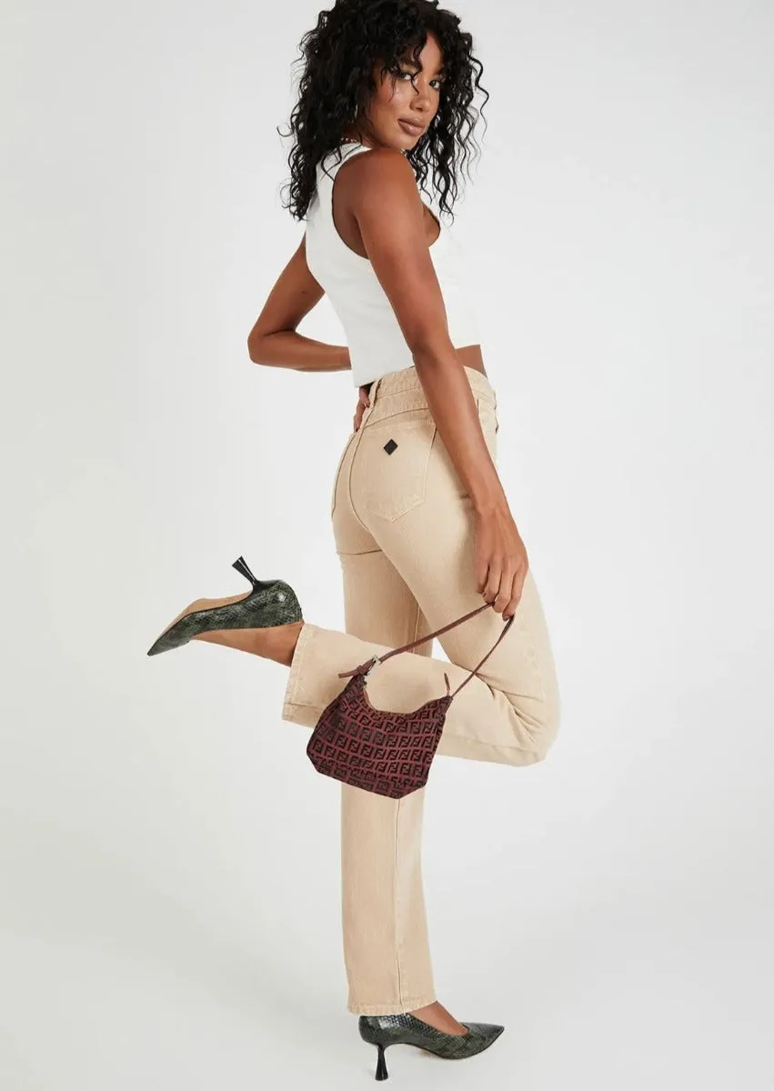 A94 High Straight Faded Khaki