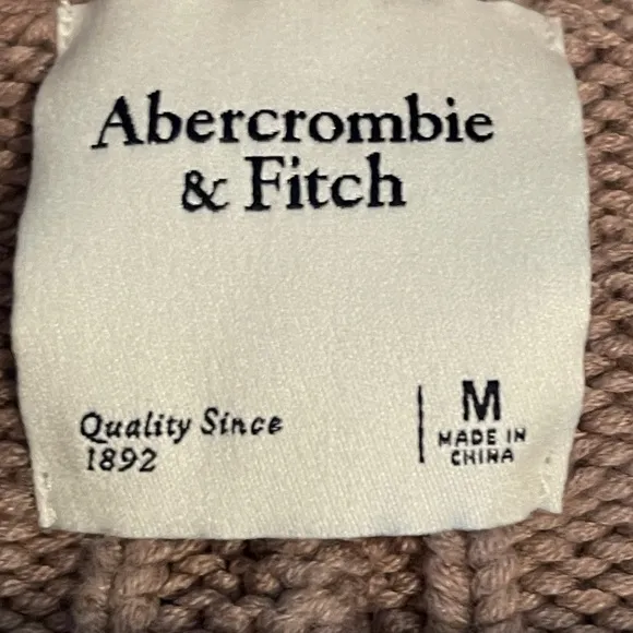 Abercrombie Cable Knit Cotton-BlendSweater Vest Tank Top size medium