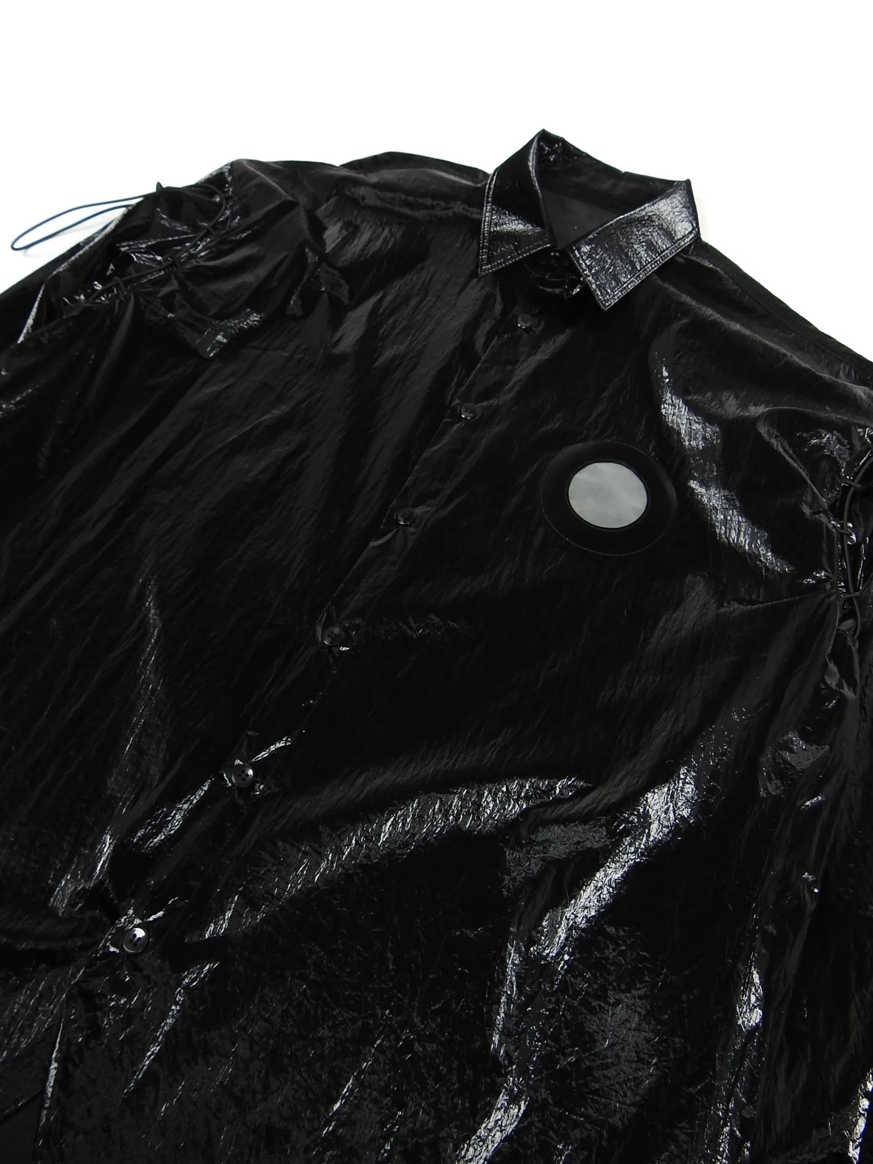 Ader Error SS’20 Black Polyester Shirt Size A1
