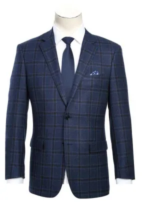 Alessandro Vitello by Renoir Classic Fit Side Vented Blazer 563-13