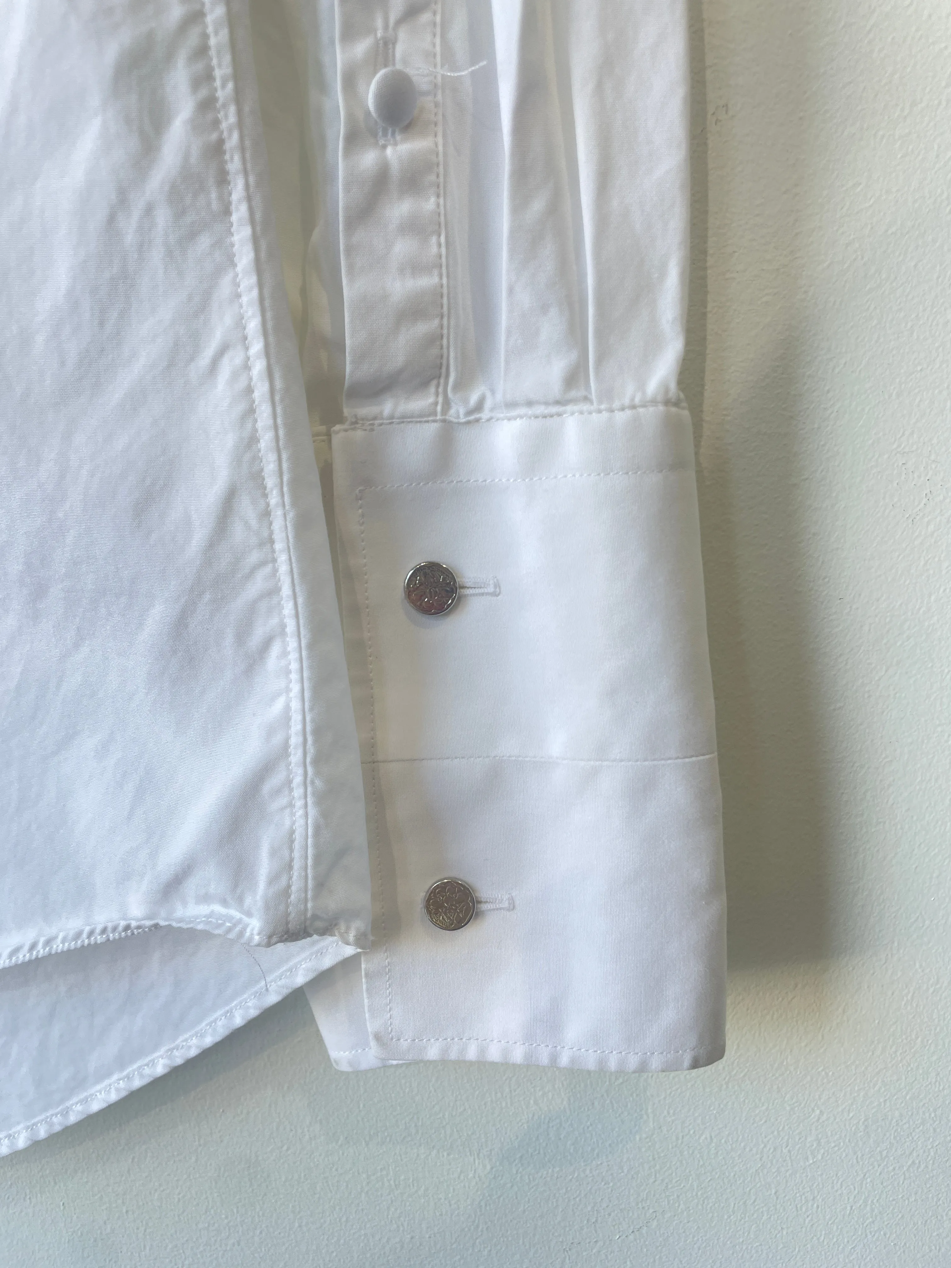 Alexander McQueen White Tuxedo Shirt