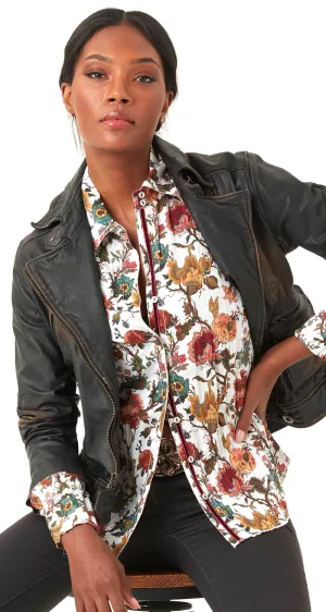 ALGIERS OFF WHITE BUTTON DOWN SHIRT