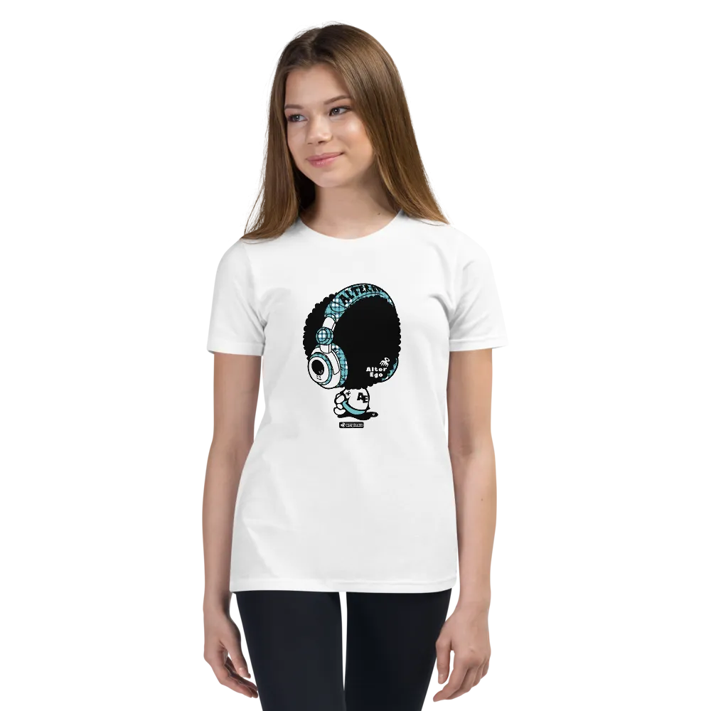 Alter Ego Headphone Plaid Youth T-Shirt
