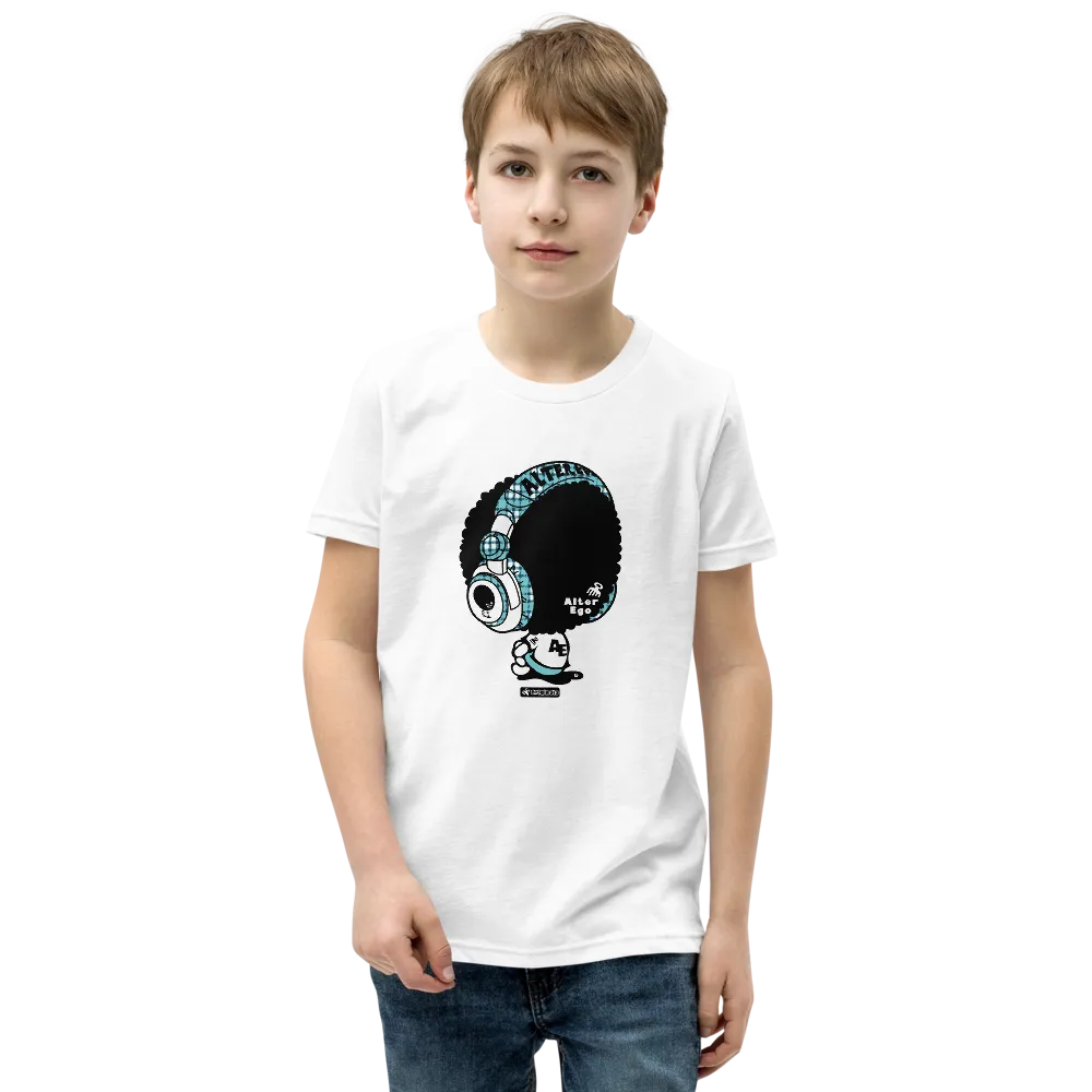 Alter Ego Headphone Plaid Youth T-Shirt
