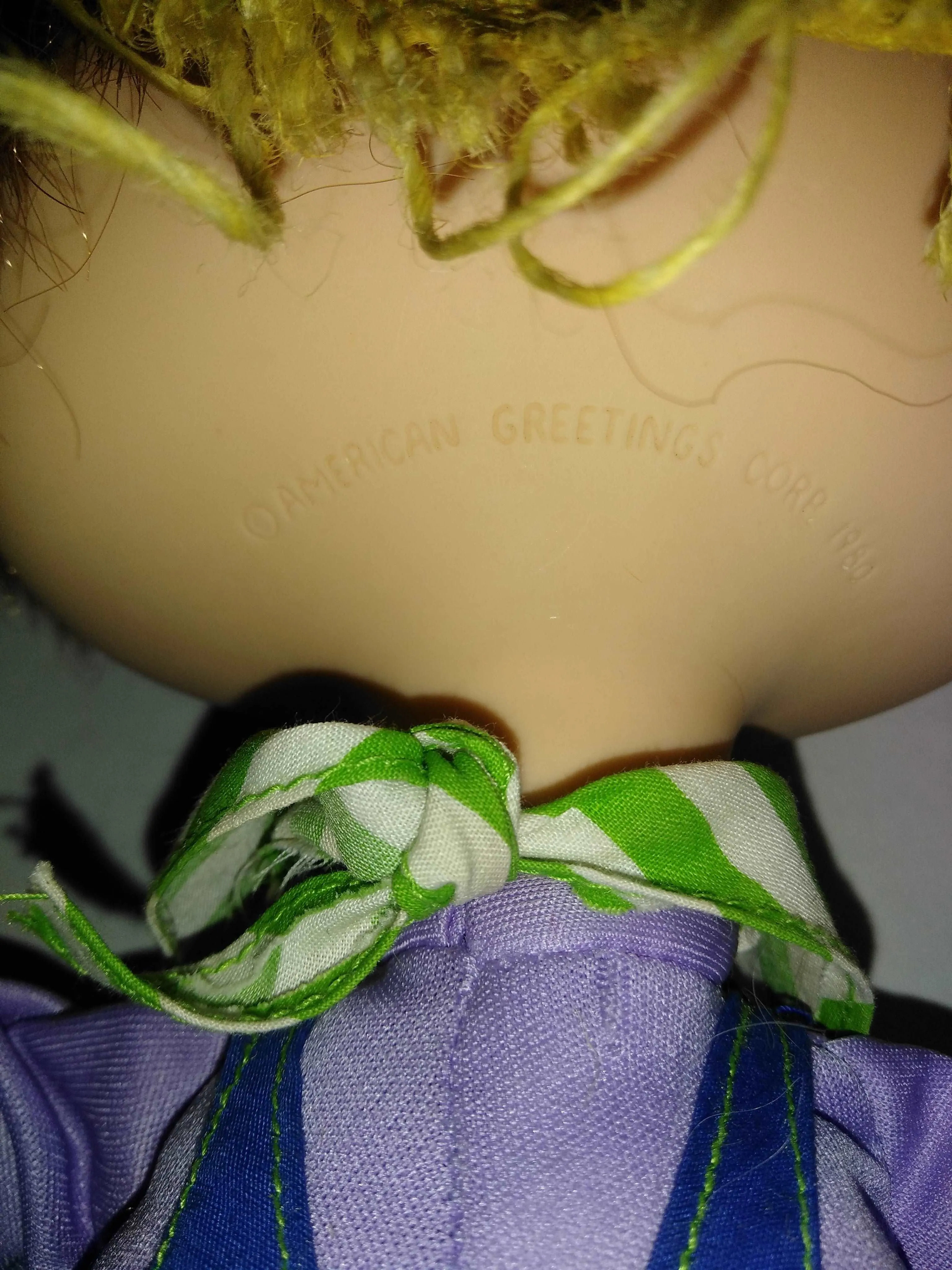 American Greetings Huckleberry Pie Vinyl Doll 1980
