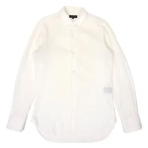 Ann Demeulemeester Sheer White Stripe Shirt Size Small
