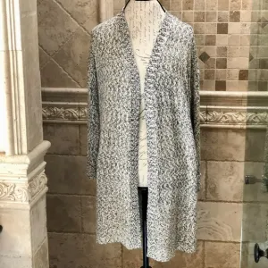 Ann Taylor LOFT Chunky Knit Sweater Cardigan w/ Back Slit