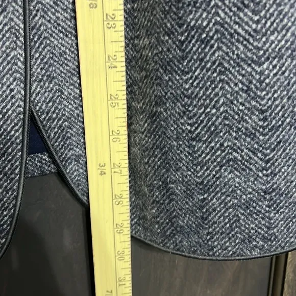 Ann Taylor NWT Navy Tweed Blazer Size 14