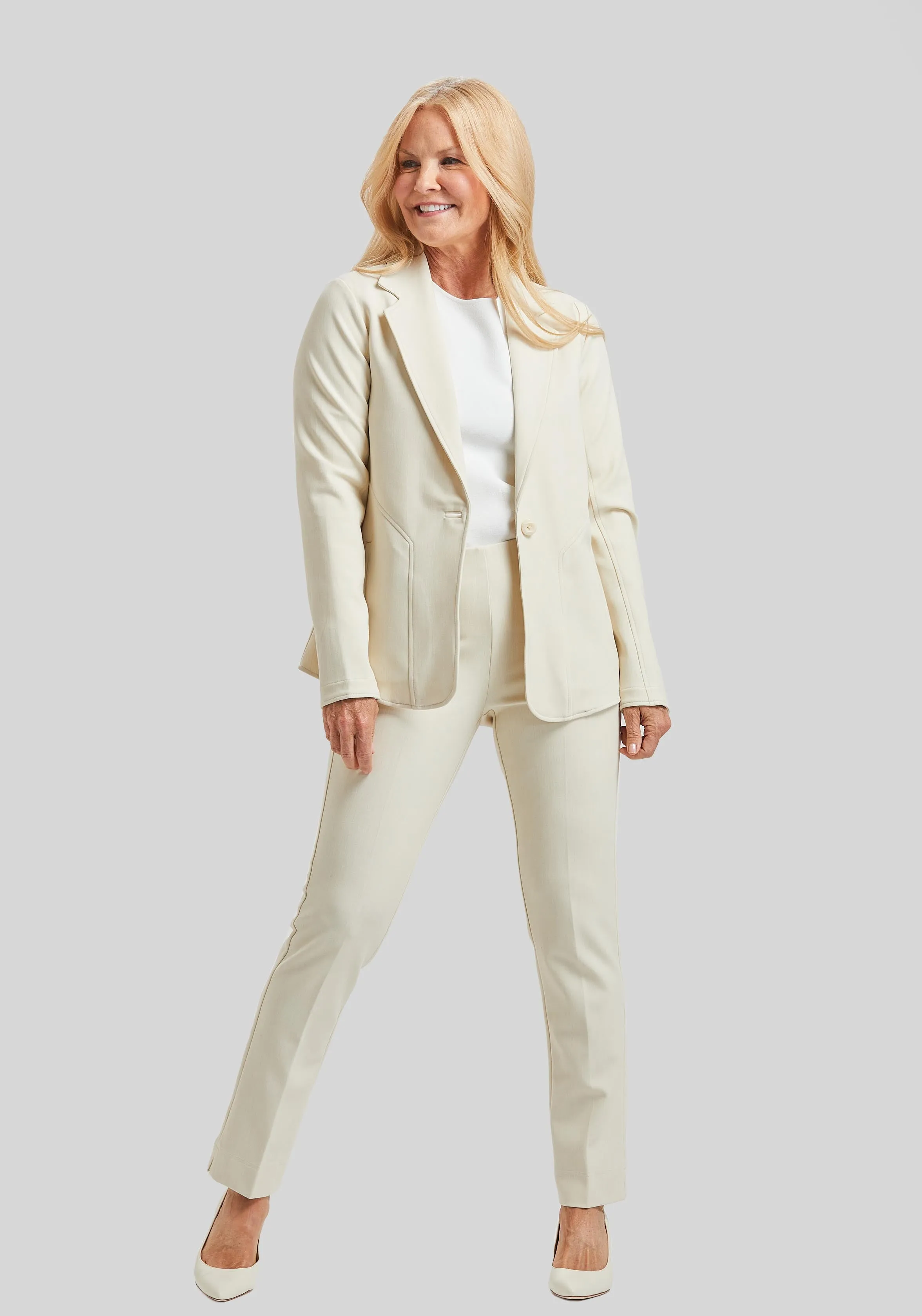 Annie Pull On Pant- Iconic Twill- FINAL SALE