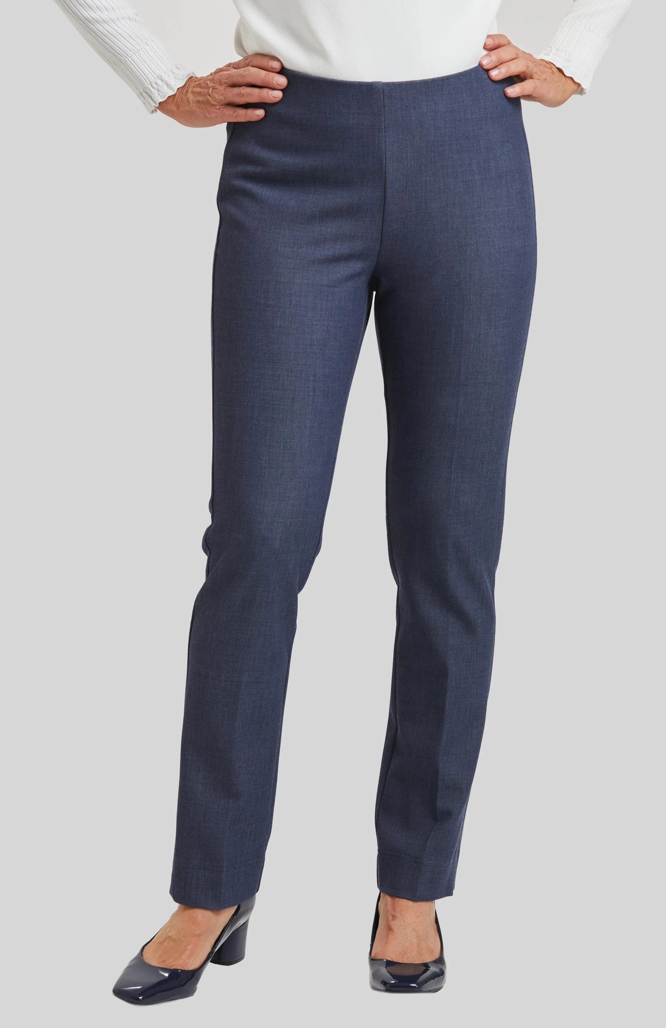 Annie Pull On Pant- Iconic Twill- FINAL SALE