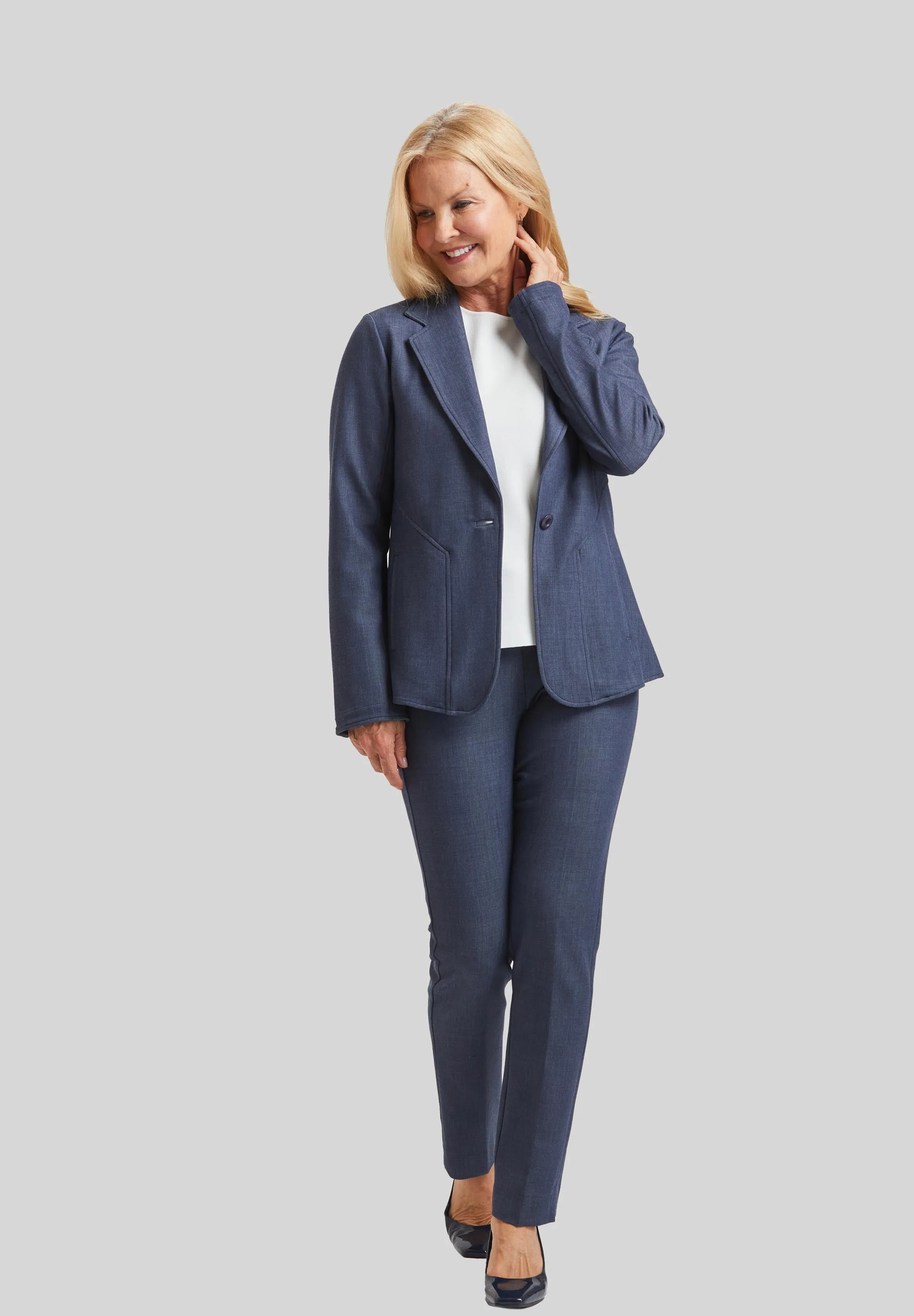 Annie Pull On Pant- Iconic Twill- FINAL SALE