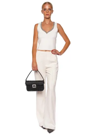 Ansel Ivory Tailored Trouser