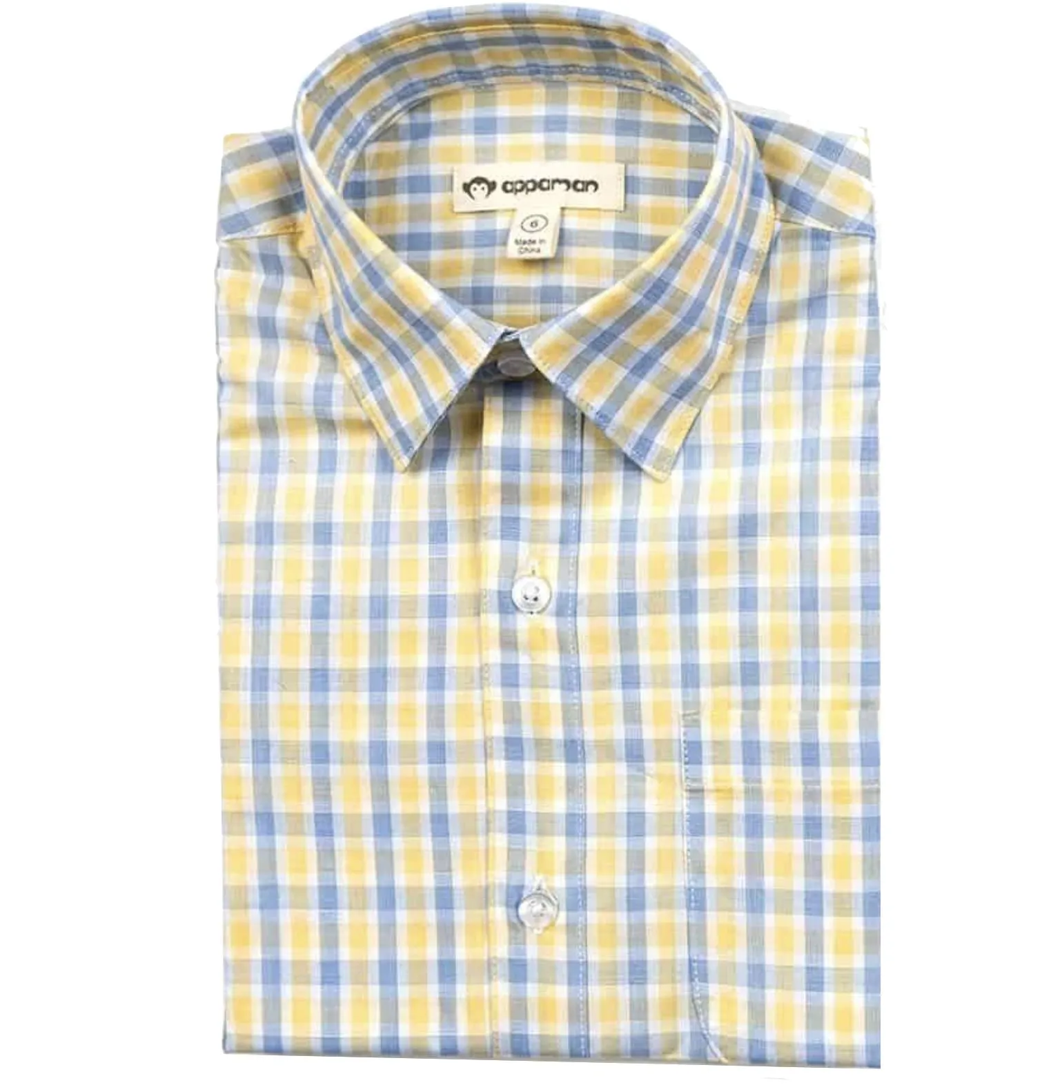 Appaman Yellow Plaid Shirt