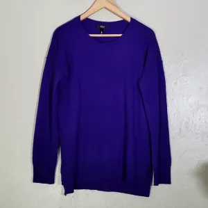 Aqua 100&amp; Cashmere Purple Sweater