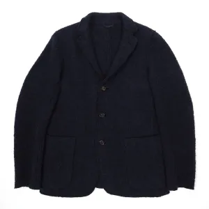 Aspesi Navy Boiled Wool Jacket Large