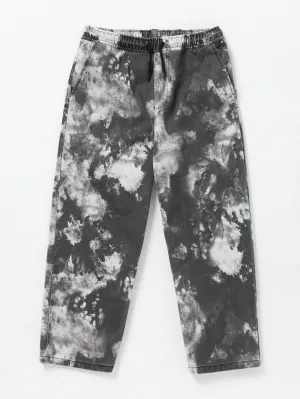 Asphalt Beach Hose - BLACK WHITE  - (KINDER)