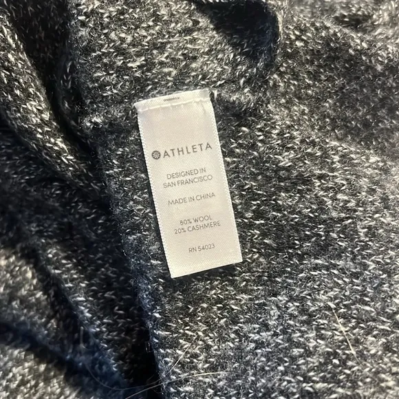 Athleta PERSPECTIVE WOOL CASHMERE CREW Sweater