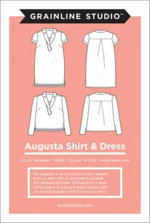 Augusta Shirt and Dress Size 14-30 -- Grainline Studios