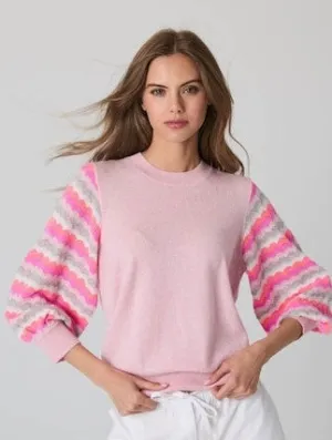 Autumn Cashmere Multi Color Puff Sleeve - Confection Combination