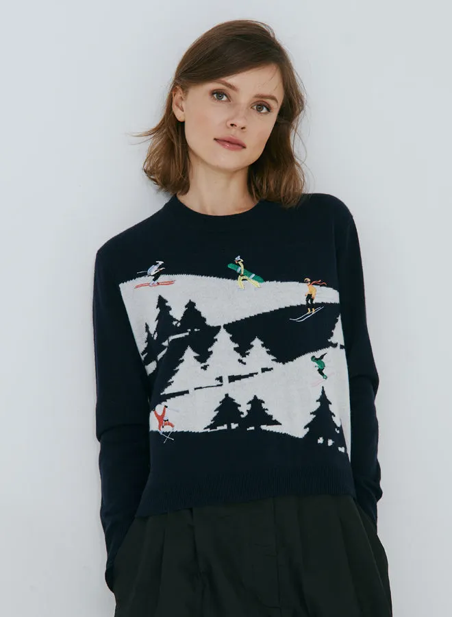 Autumn Cashmere Skier Sweater