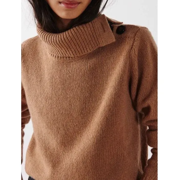 Ba&amp;sh cashmere turtleneck sweater EUC