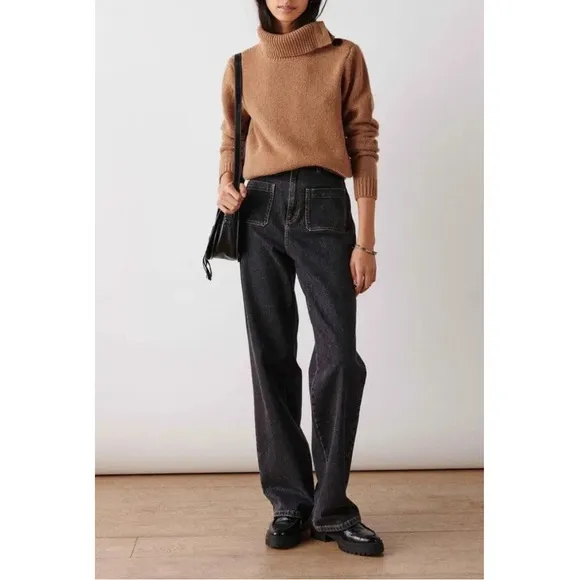 Ba&amp;sh cashmere turtleneck sweater EUC