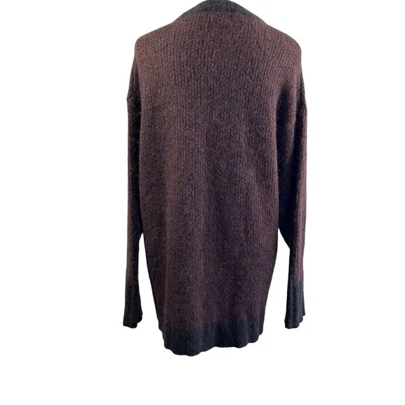Banana Republic Chocolate brown Alpaca Yarn Sweater/ Italian Yarn Sweater size S