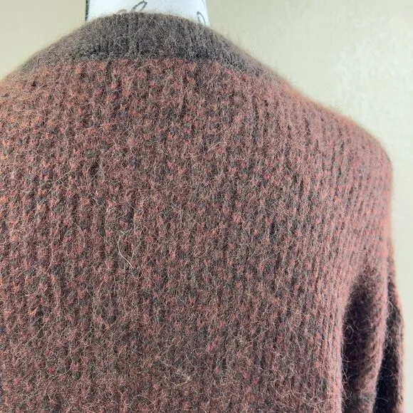 Banana Republic Chocolate brown Alpaca Yarn Sweater/ Italian Yarn Sweater size S
